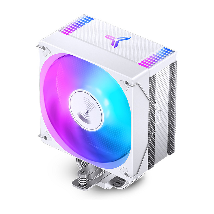 FtohĂ«s pĂ«r Procesor Jonsbo CR-1000 EVO RGB / 120mm PWM Fan / 4Ă Heatpipe / RGB / AM4/AM5 / LGA1150/1151/1155/1156/1200/1700/1851 â BardhĂ« - 2