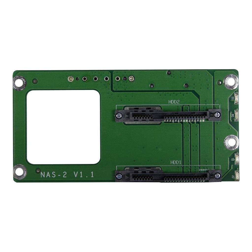 Kasë Inter-Tech SC-2100, Mini-ITX, Mini-Tower, 2x Hot-Swap 2.5"/3.5", 1x Hot-Swap 2.5", USB 3.0, USB 2.0 - Zezë - 7