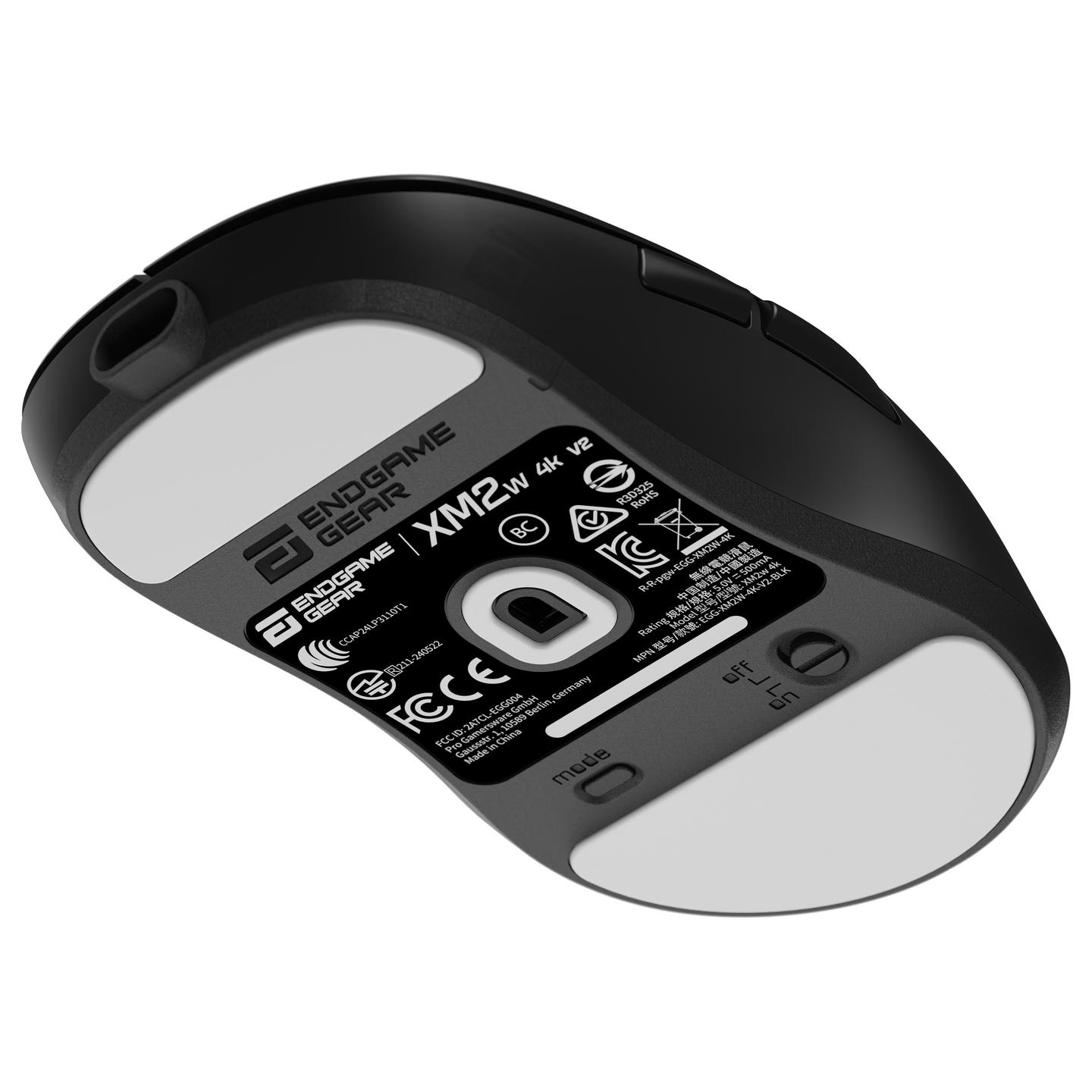 Maus Gaming Endgame Gear XM2w 4K v2 / Wireless / PixArt PAW3950 / 30.000 DPI / 4000Hz / 6 Butona / 2.4 GHz - Zezë - 12