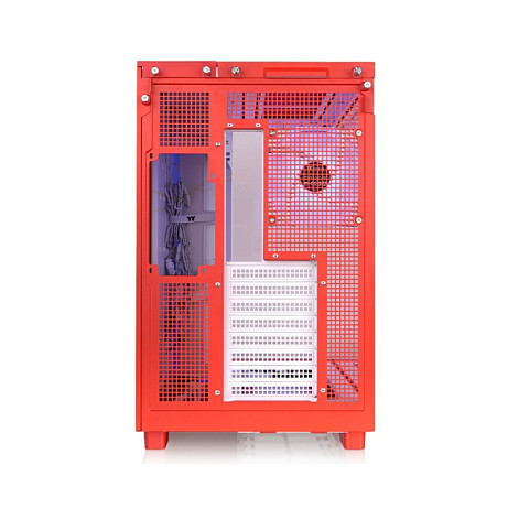 Kasë PC Thermaltake View 380 XL TG ARGB / Mid Tower / ATX / ARGB Fan Support / Tempered Glass / Panoramic Design / 360mm Radiator - Portokalli - 3