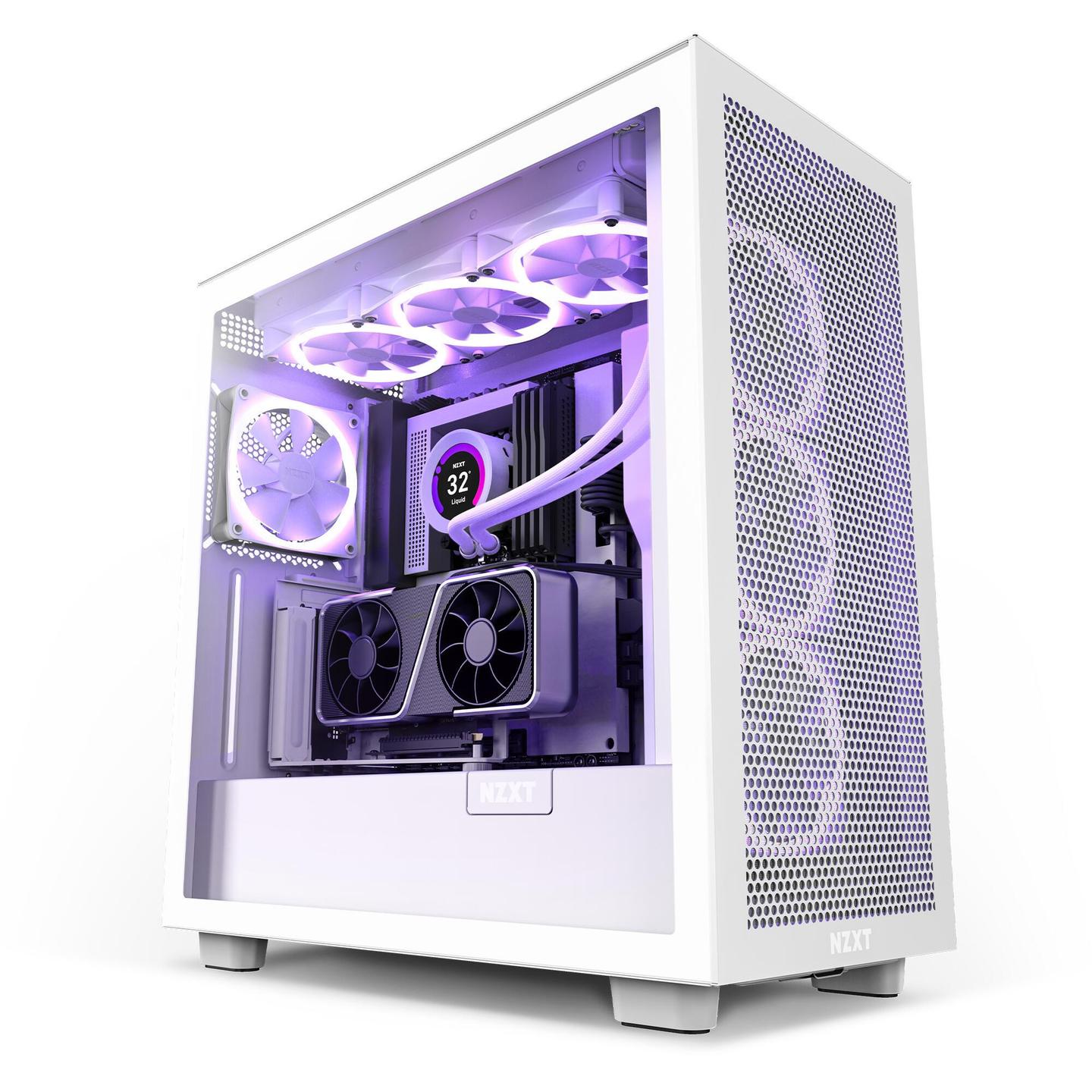 Aksesorë për Disqe NZXT Vertical GPU Mounting Kit AB-RH175-W1 / PCIe 4.0 x16 / Riser 175mm – Bardhë/Zezë - 4