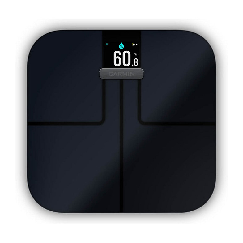 Peshore Smart Garmin Index S2 / Wi-Fi / Bluetooth / BMI / Body Fat / Muscle Mass / 181.4kg / 16 Përdorues – Zezë - 5