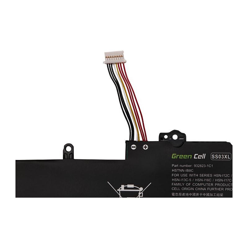 Bateri Green Cell HP189, 4100mAh, 11.4V, Li-Polymer, për HP EliteBook - Zezë - 4