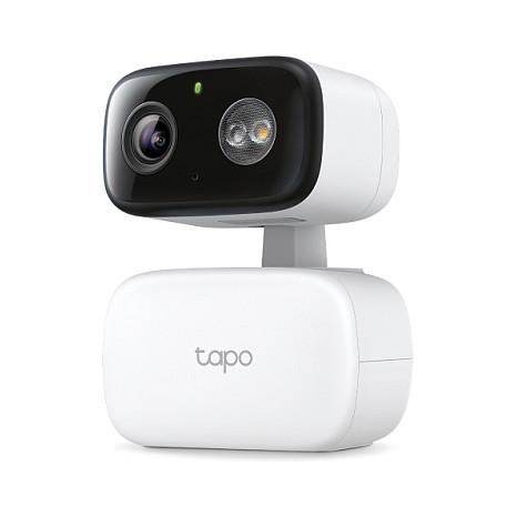 Kamerë Sigurie IP CCTV TP-Link Tapo C206, 2MP, Full HD 1080p, 4mm, Pan/Tilt, Wi-Fi, AI, IR 12m, IP65 - Bardhë