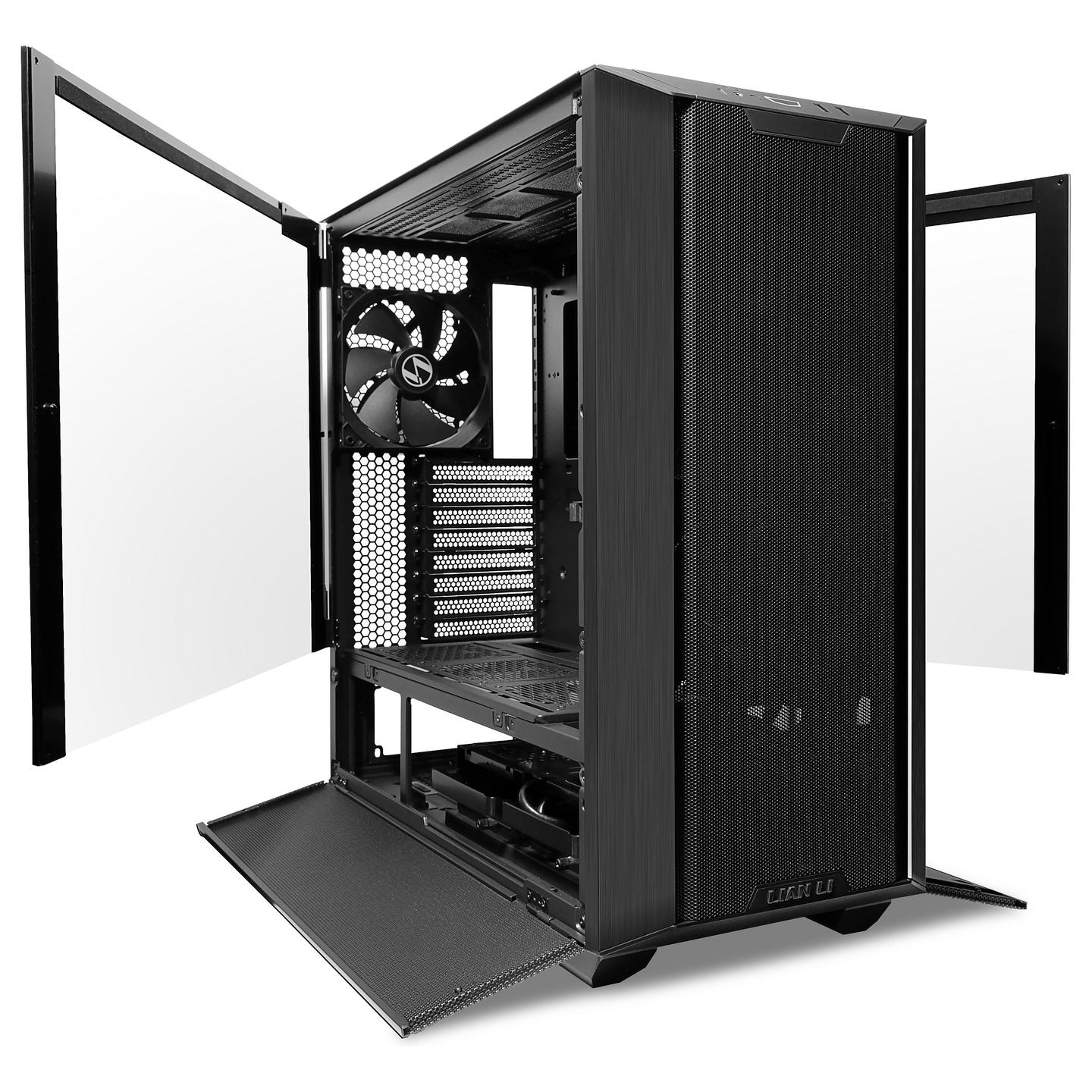 Kasë Lian Li LANCOOL III, Mid Tower, E-ATX, ATX, Micro-ATX, Mini-ITX, Tempered Glass - Zezë - 3