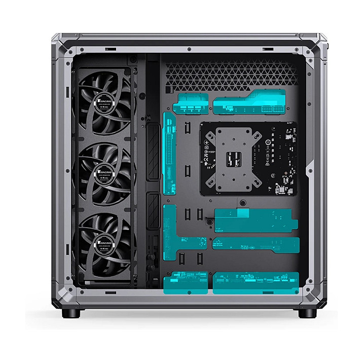 Kasë PC JONSBO X400 / Midi Tower / ATX / Back-Connect / Tempered Glass - Gri - 23