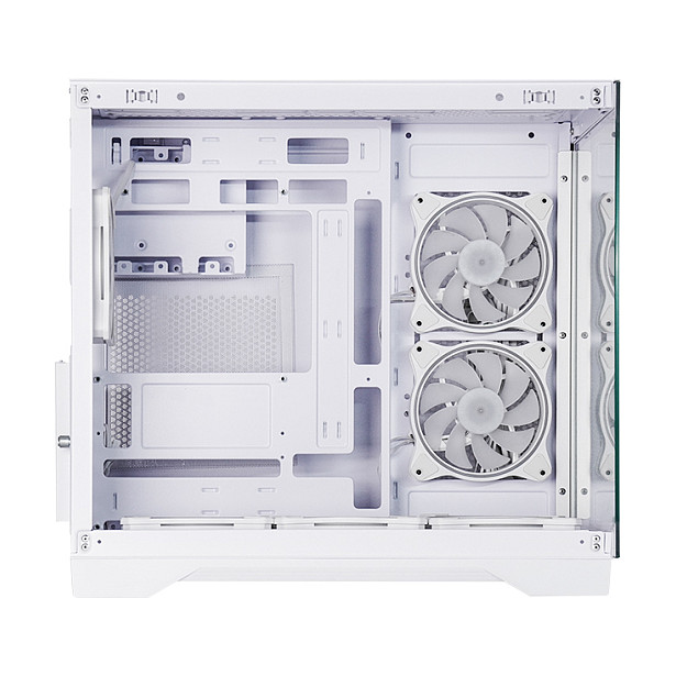 Kasë PC Chieftec Visio GM-30W-TG-OP / Cube / ATX / 3x 120mm ARGB + 2x 120mm ARGB Fan / Tempered Glass / Dual Chamber / 360mm Radiator - Bardhë - 4