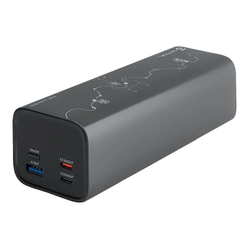 Powerbank Tactical Squad Head Quarters, 27000 mAh, 65 W, 2× USB-C, 1× USB-A, Ekran TFT – Zezë - 2