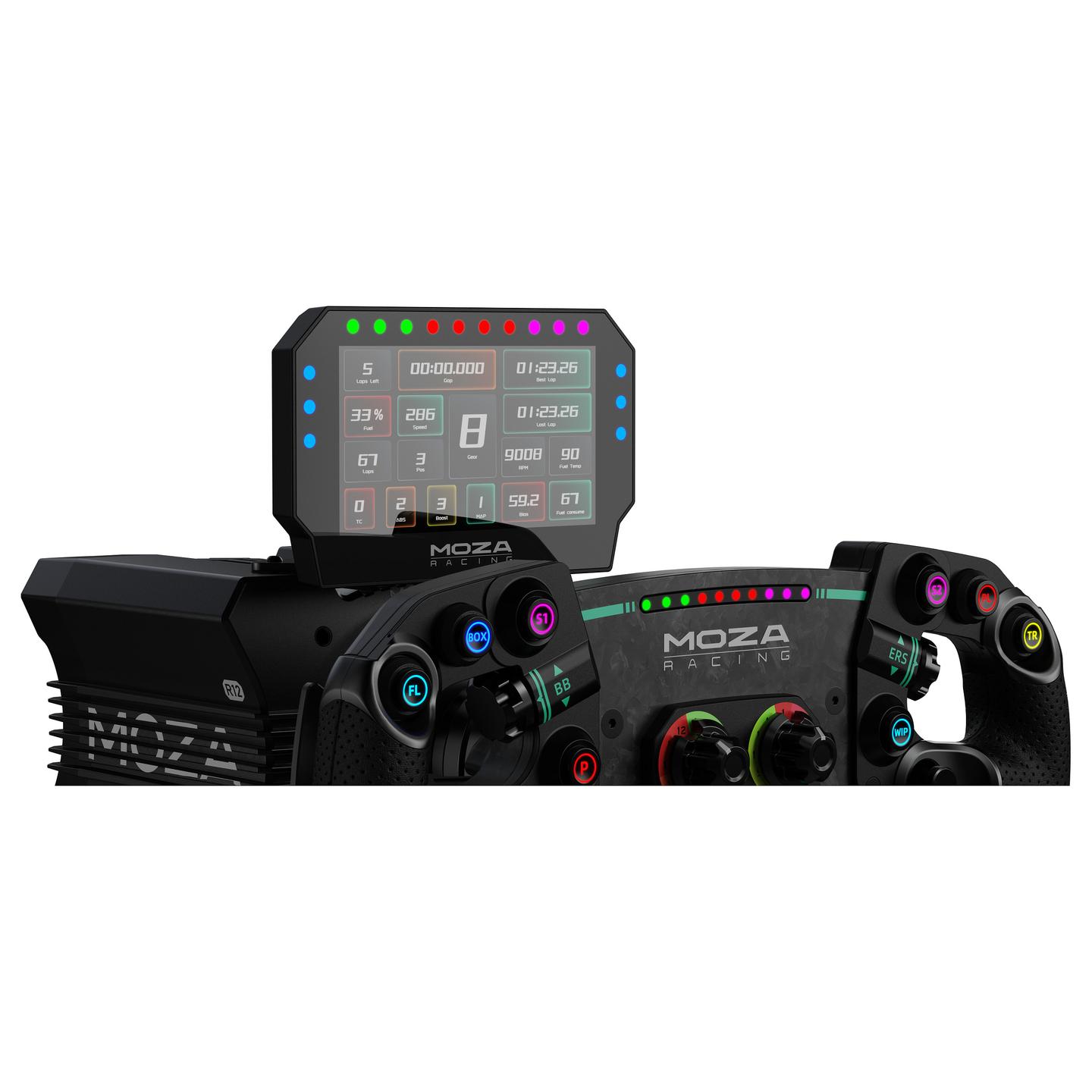Panel Kontrolli MOZA Racing CM2 Racing Dash / 5" / 1280×720 / 60Hz / RGB / USB / RS072 – Zezë - 4