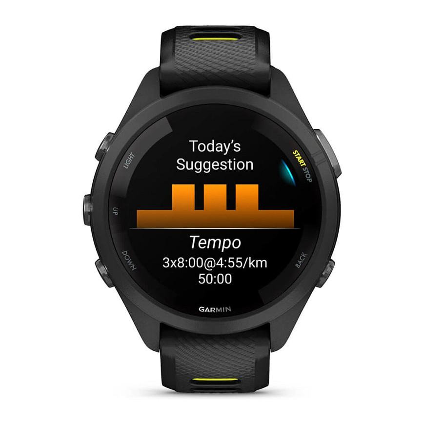 Orë e Mençur Garmin Forerunner 265S Music, 1.1", AMOLED, GPS, Wi-Fi, Bluetooth, 5 ATM - Zezë - 4