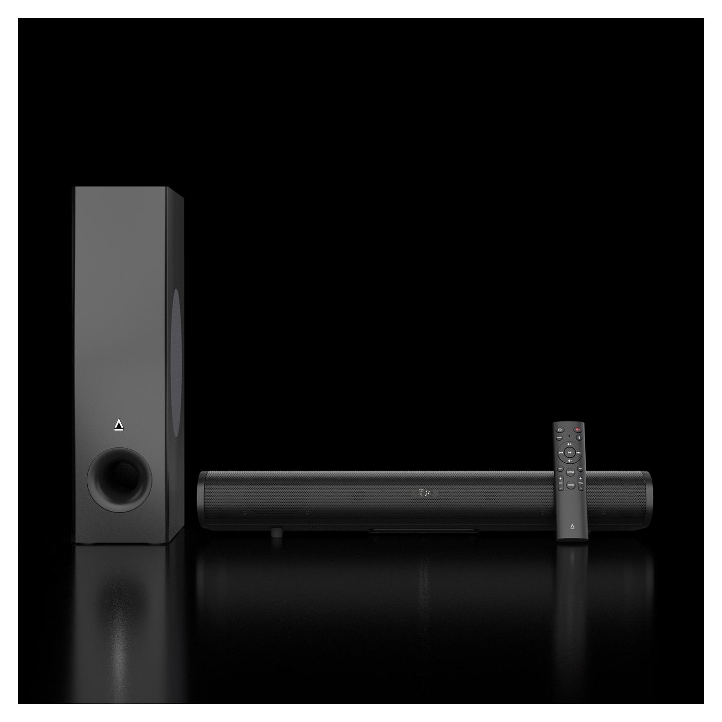 Soundbar Creative Stage Pro, 2.1 kanale, Dolby Audio, 80 W RMS, Bluetooth 5.3, HDMI ARC, USB-C, Subwoofer - Zezë - 2