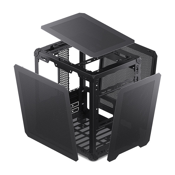 Kasë PC JONSBO C6 Handle / Mini Tower / Micro-ATX / Mini-ITX / Mesh - Zezë - 10