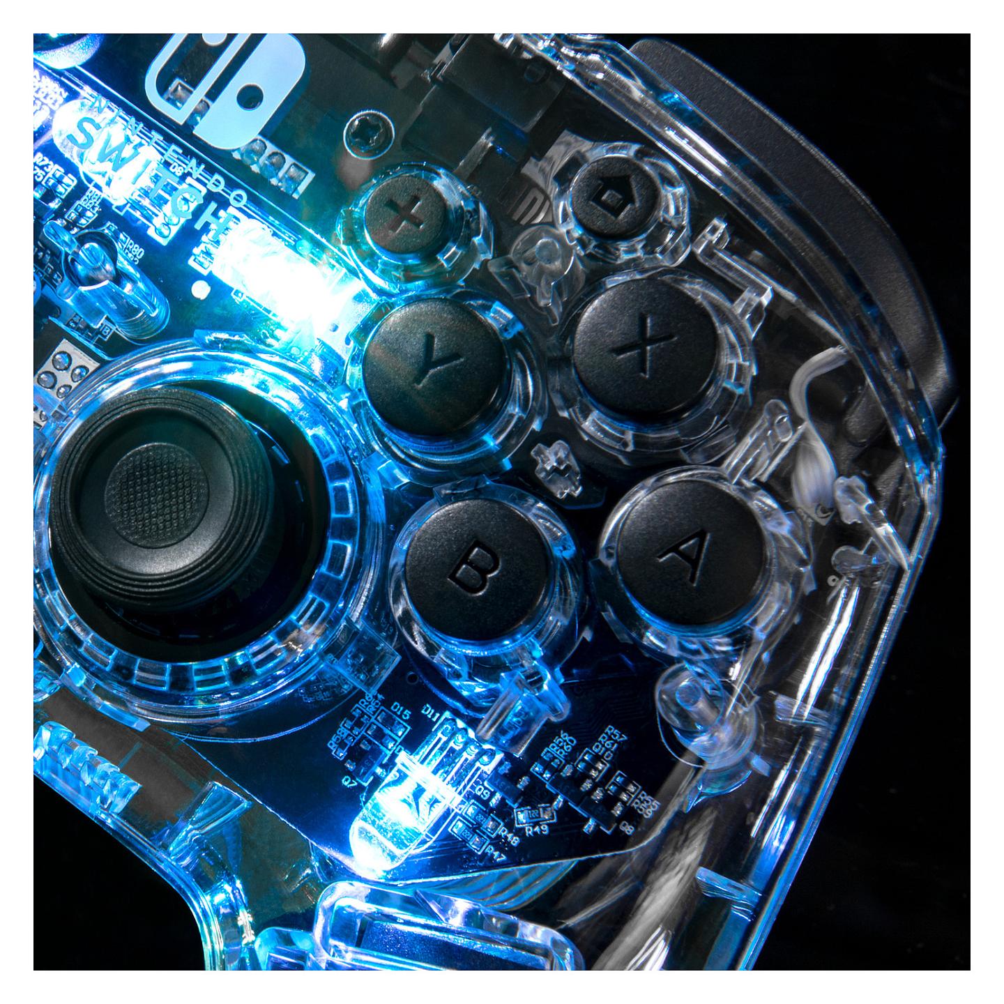 Kontroller për Nintendo Switch PDP Afterglow Prismatic / Wireless – Zezë/Transparente - 2