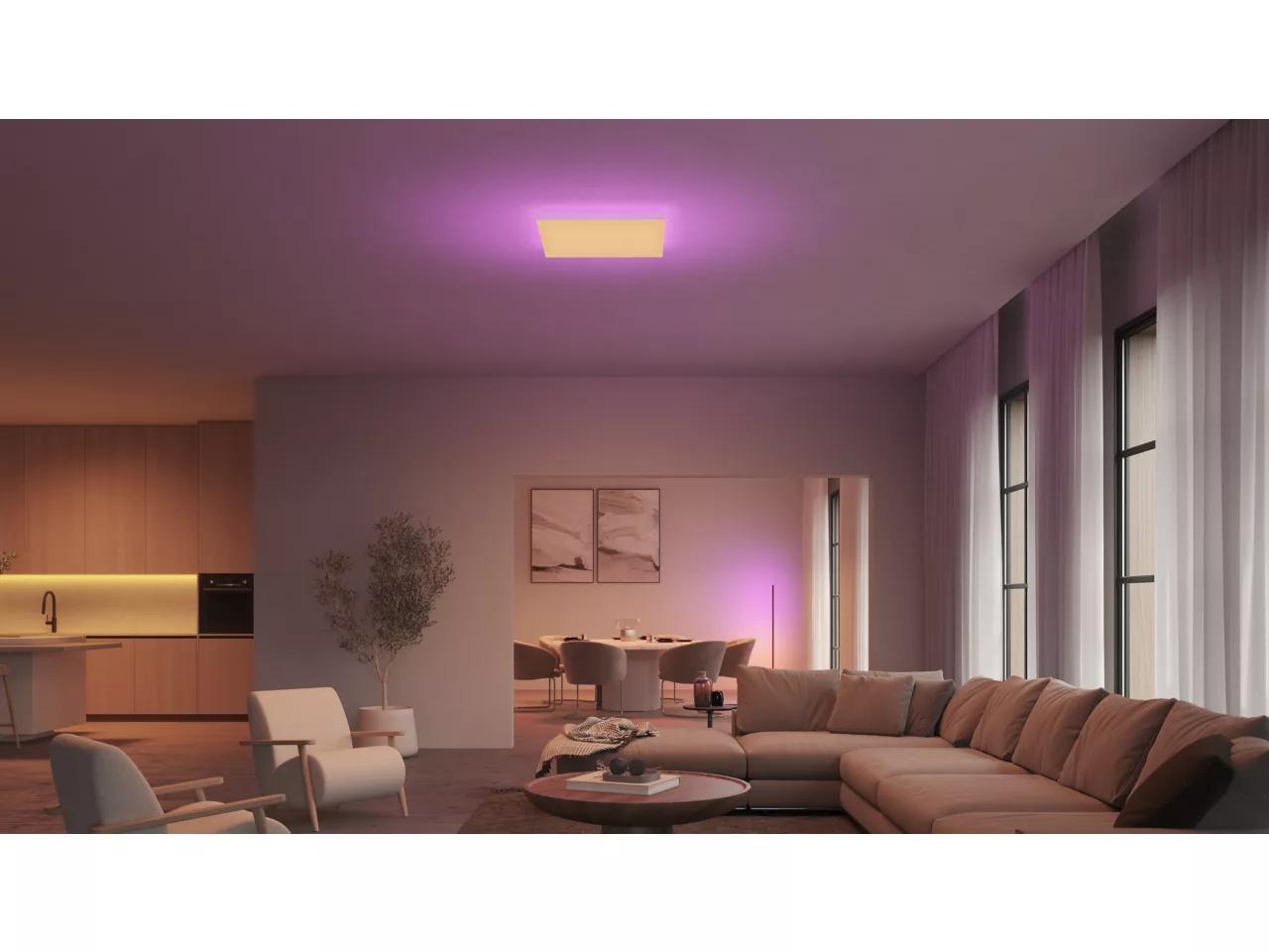 Llambë Inteligjente Philips Hue Datura, 929003736301, 60x60cm, 67W, 4300lm, Bluetooth, 2000–6500K, LED - Bardhë - 4