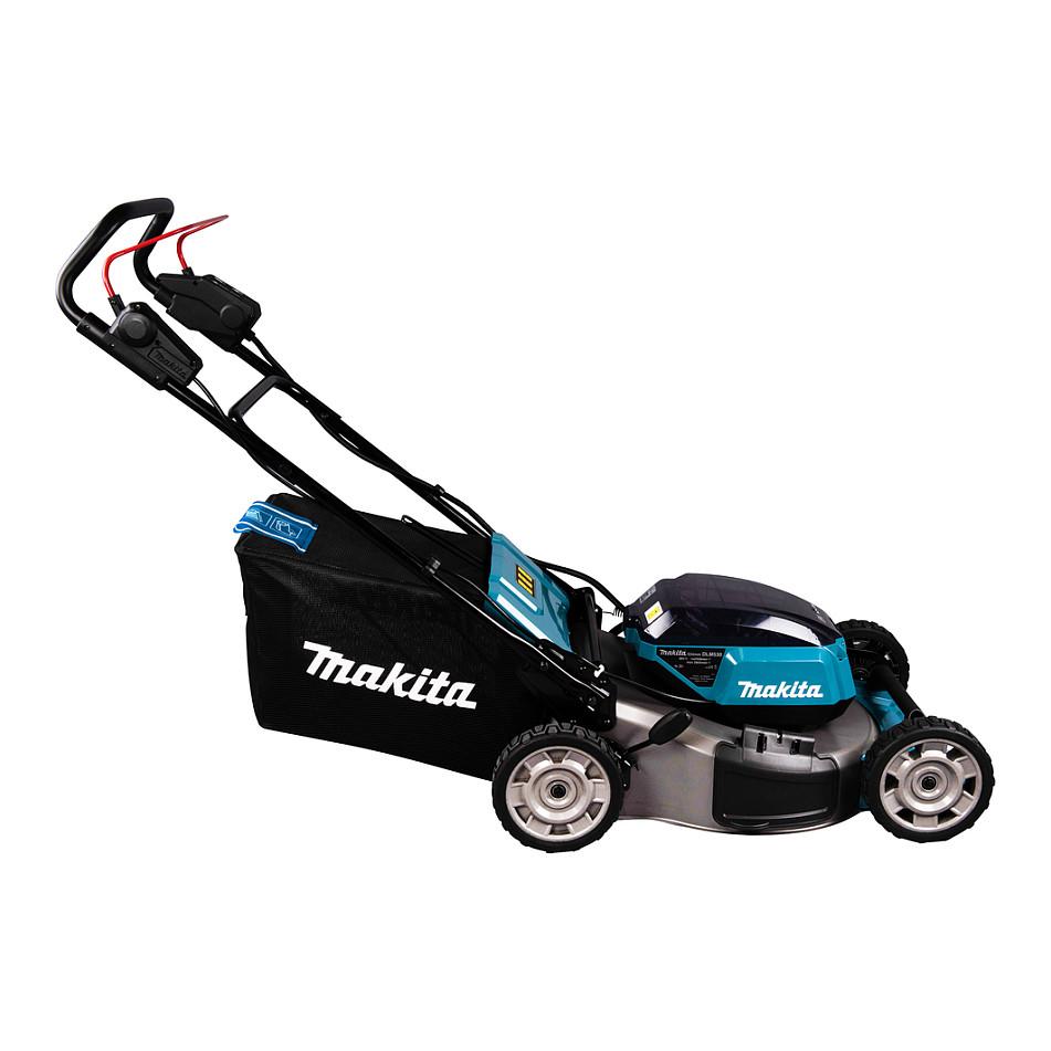 Kositëse Bari me Bateri Makita DLM530Z, 2x18V, 53cm, 20–100mm, 70L, Brushless - Blu/Zezë - 6