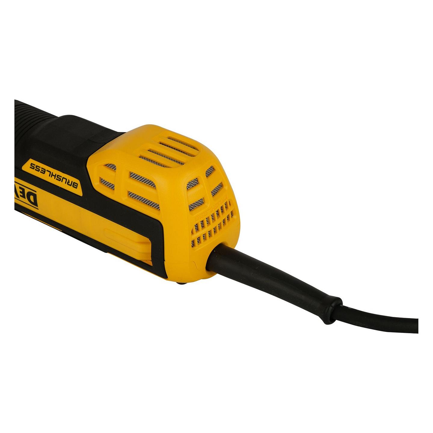 Grirëse Këndore DeWALT DWE4347-QS, 1700W, Brushless, 125mm, 10500rpm, M14, 2.3kg - Zezë/Verdhë - 9