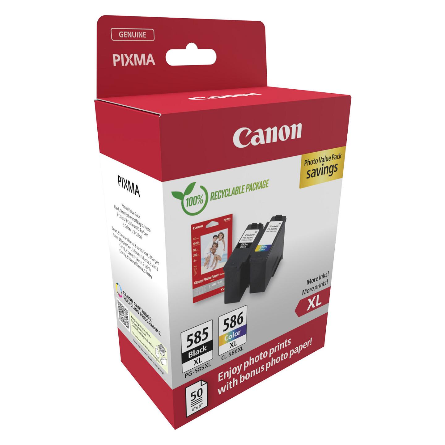 Ink Canon PG-585XL/CL-586XL PVP, set – Shumëngjyrëshe - 2