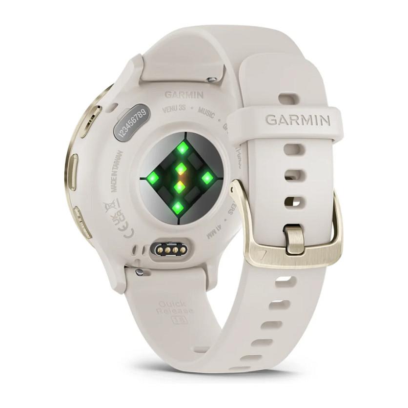 Orë e Mençur Garmin Venu 3S, AMOLED, GPS, Garmin Pay - Krem/Ari - 7