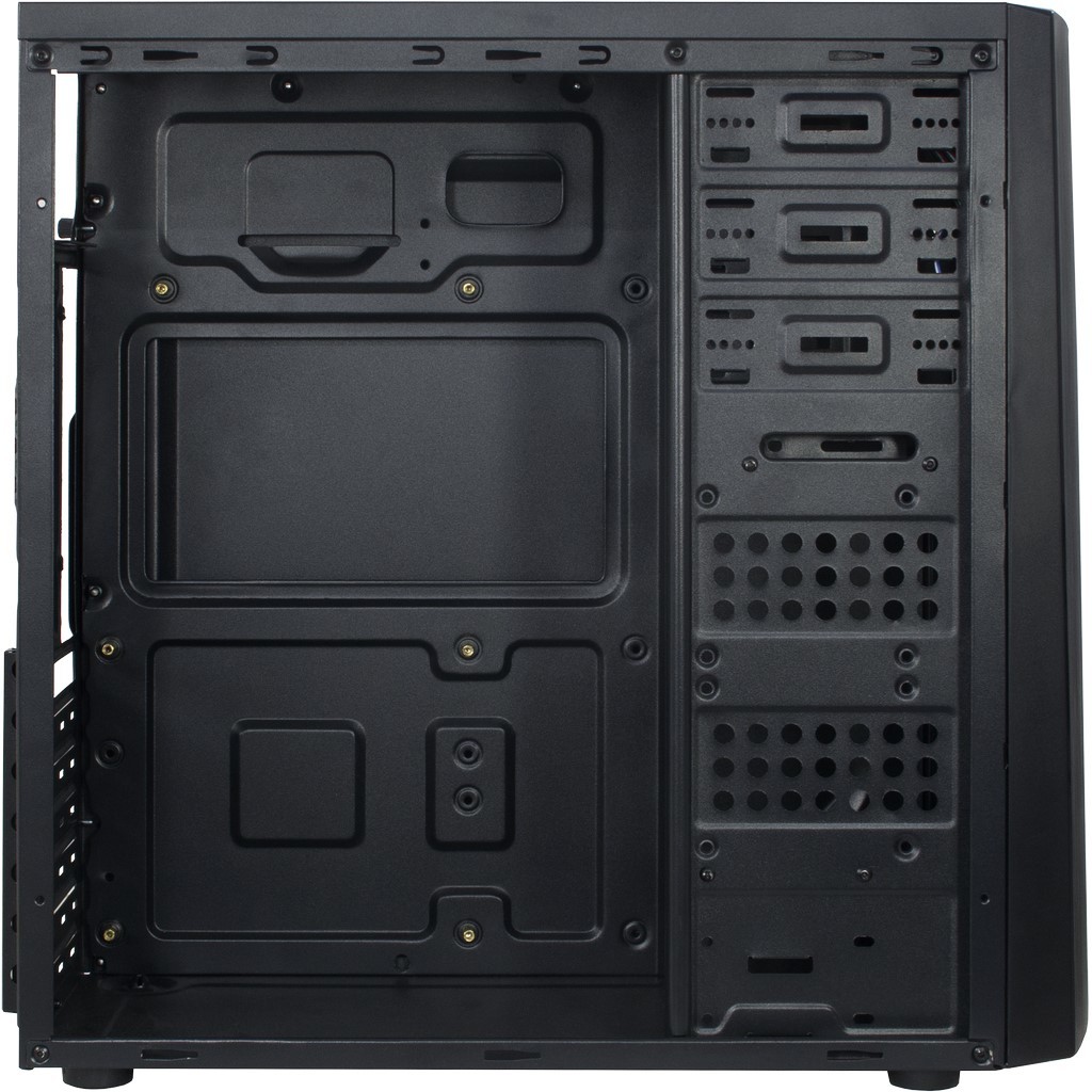 Kasë Inter-Tech B-30 / Midi Tower / ATX / 2x 120mm Fan / pa PSU - Zezë - 6