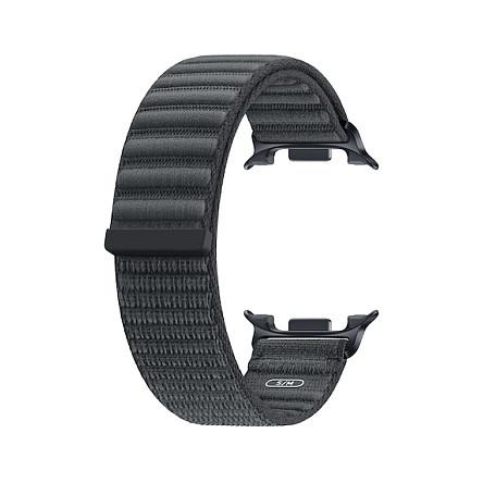 Rrip Samsung Fabric për Galaxy Watch9 (Watch8) / S-M – Zezë - 3