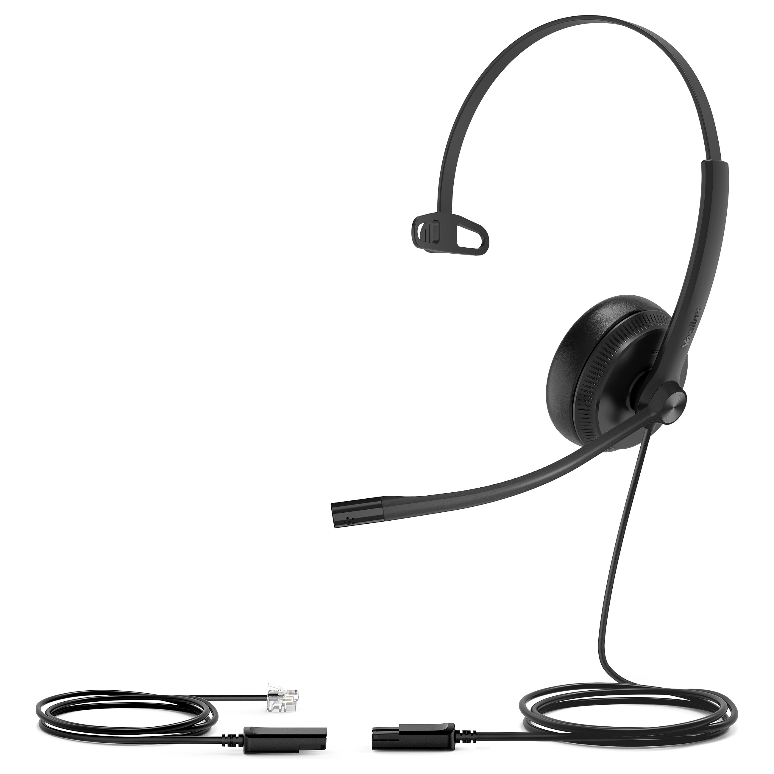 Kufje me kabllo Yealink YHS34 Mono / RJ9 / QD / Business Headset / Mikrofon – Zezë - 3
