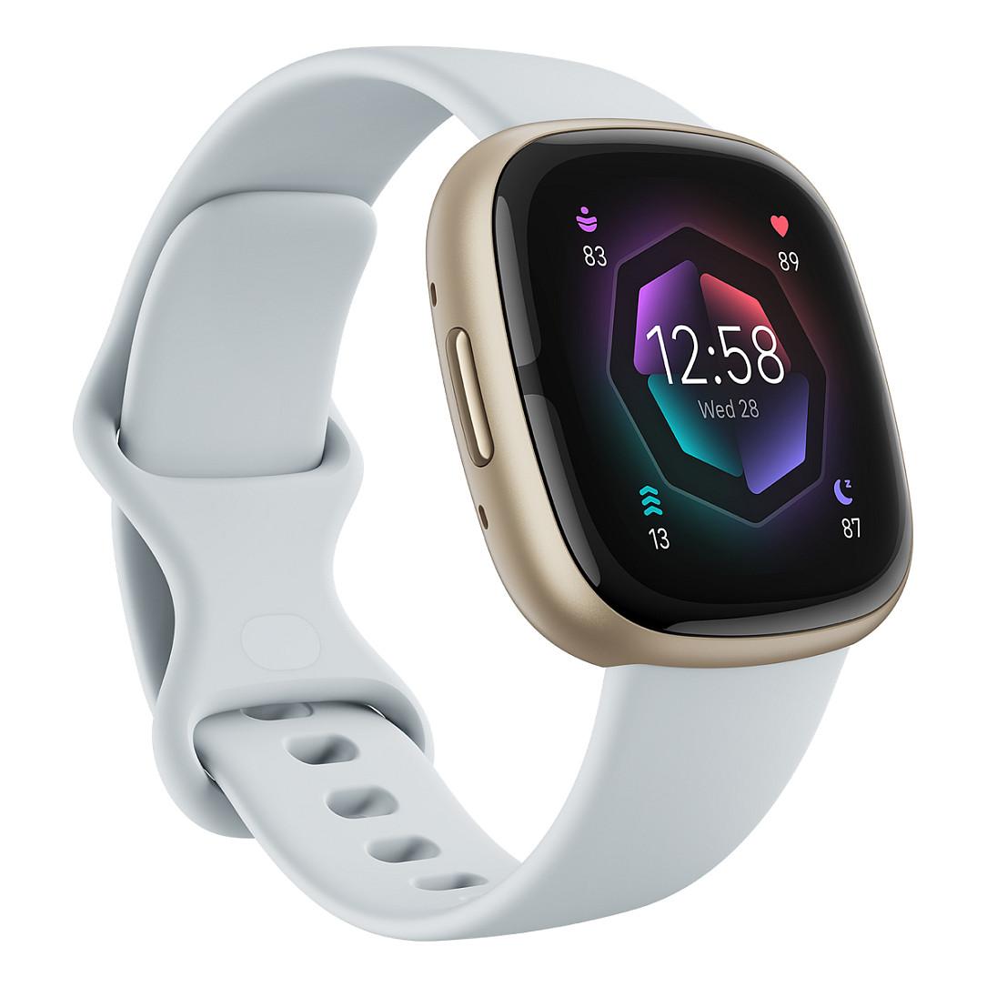 Orë e Mençur Fitbit Sense 2, GPS, Bluetooth, ECG, SpO₂, 5 ATM - Blu/Ari