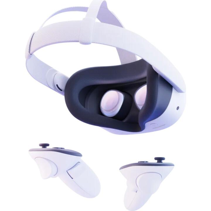 Syze Virtuale Meta Quest 3S / SK-1000206-01 / 128GB / 1832 × 1920 për sy / Snapdragon XR2 Gen 2 / 8GB RAM – Bardhë - 2