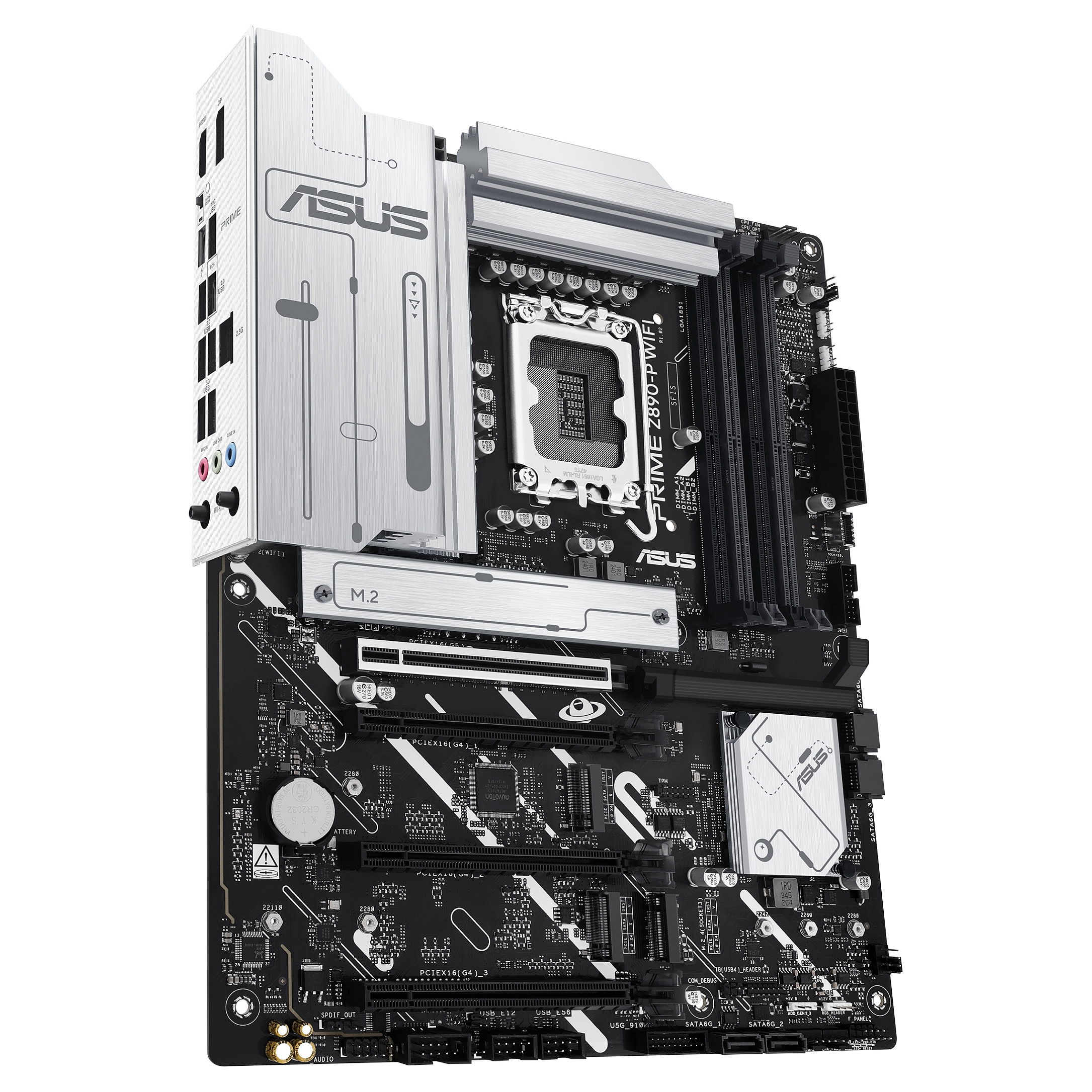 Pllakë Amë ASUS PRIME Z890-P WIFI / Intel LGA1851 / Z890 / DDR5 / ATX / Wi-Fi 7 / 2.5GbE LAN - 5