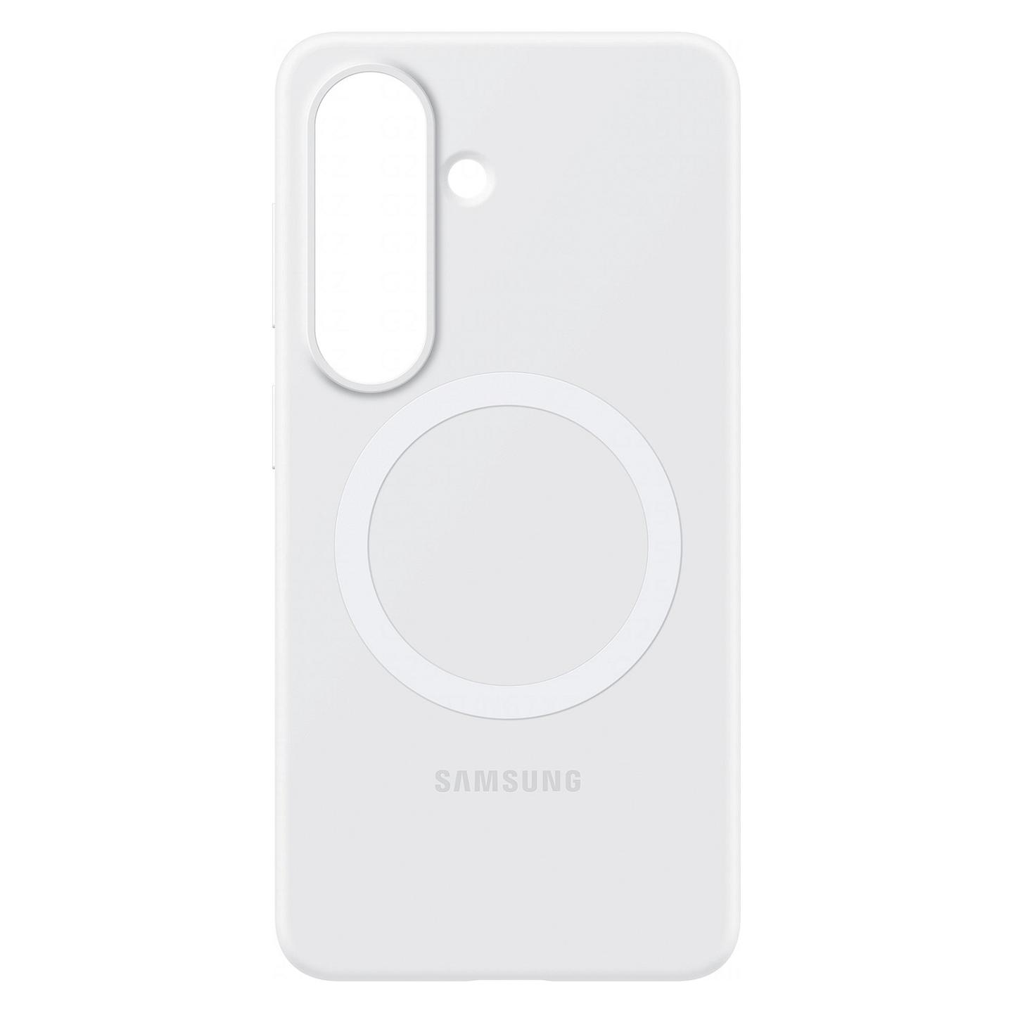 Aksesorë për telefon Samsung Silicone Magnet Case / Galaxy S26 / Silikon / Magnet i Integruar - Bardhë - 3