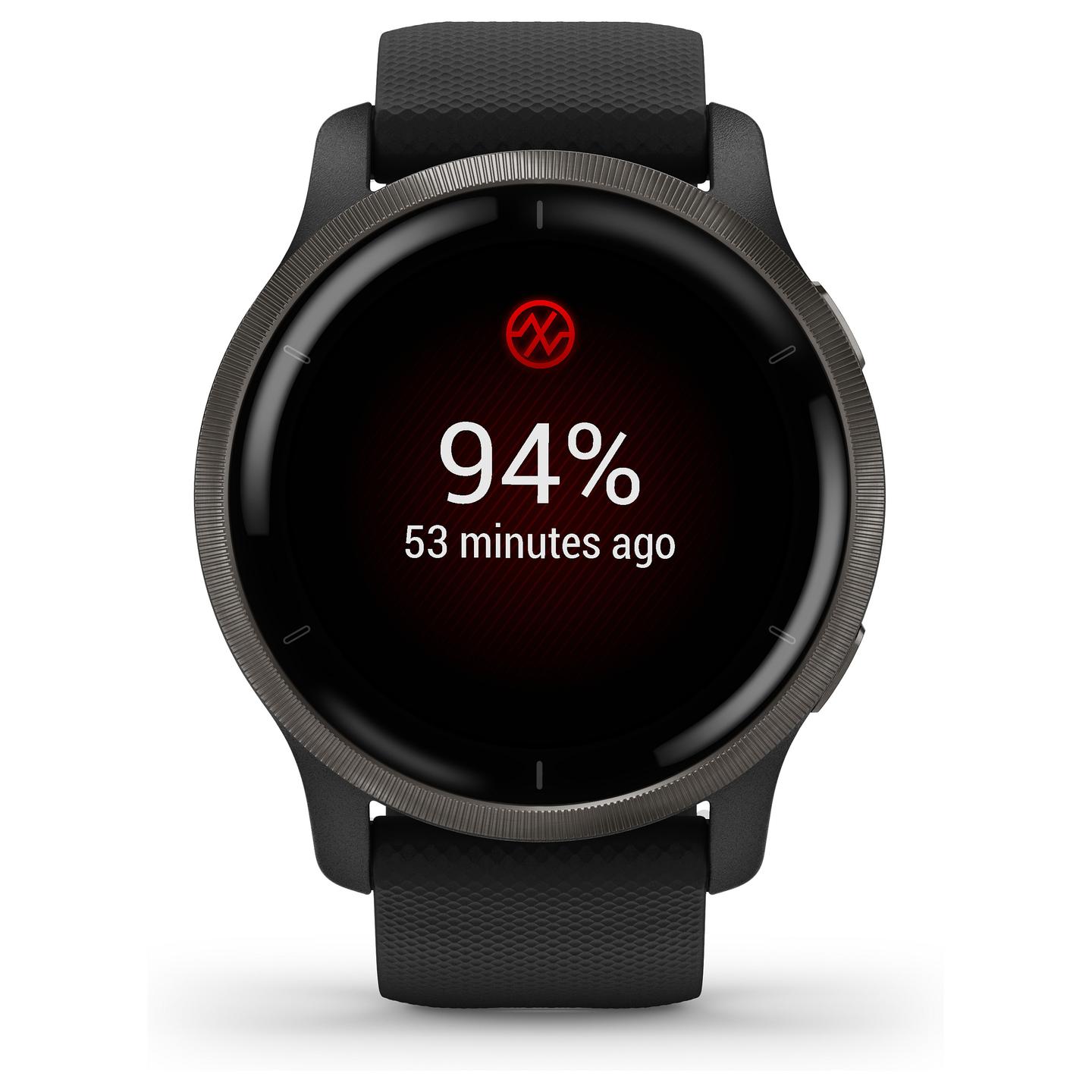 Orë e mençur Garmin Venu 2 / 45mm / AMOLED / GPS / Bluetooth / Wi-Fi - Zezë/Slate - 36