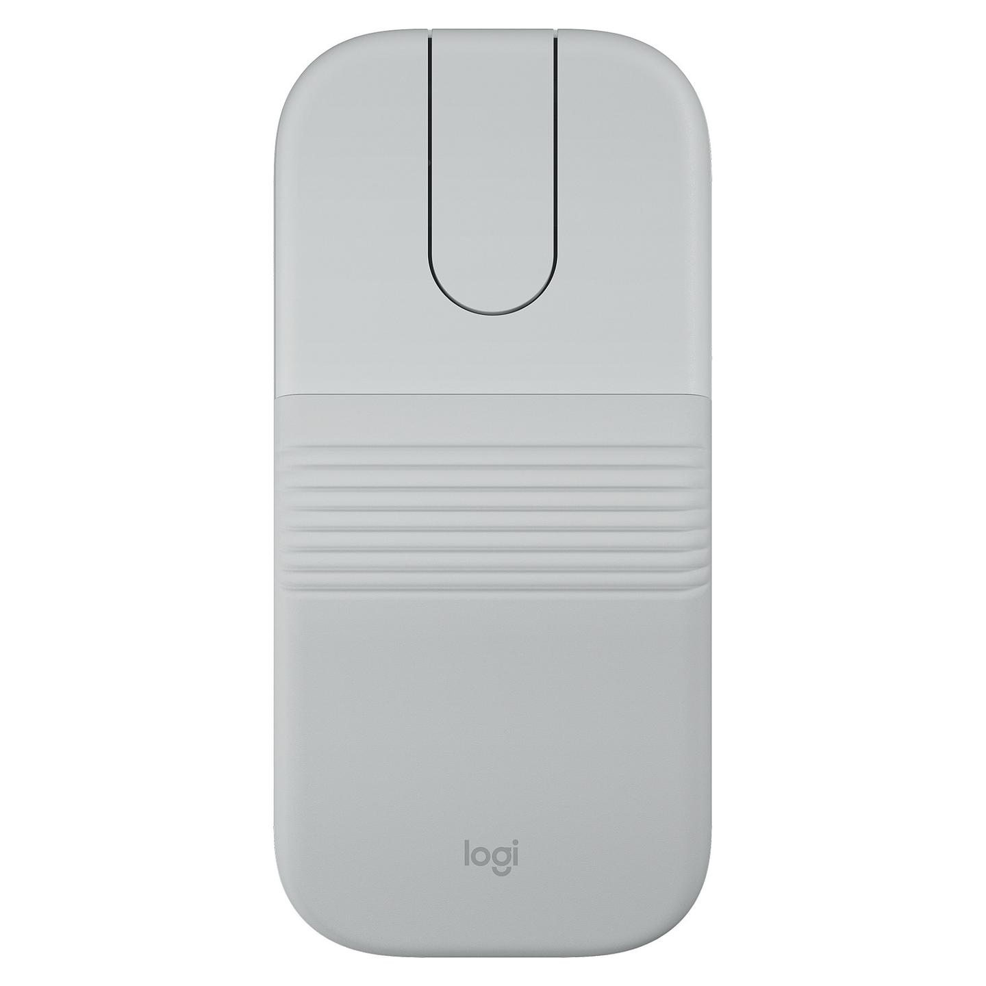 Maus pa kabllo Logitech Mobi Fold, Bluetooth, Sensor Optik, Ambidekstral, Portativ - Bardhë