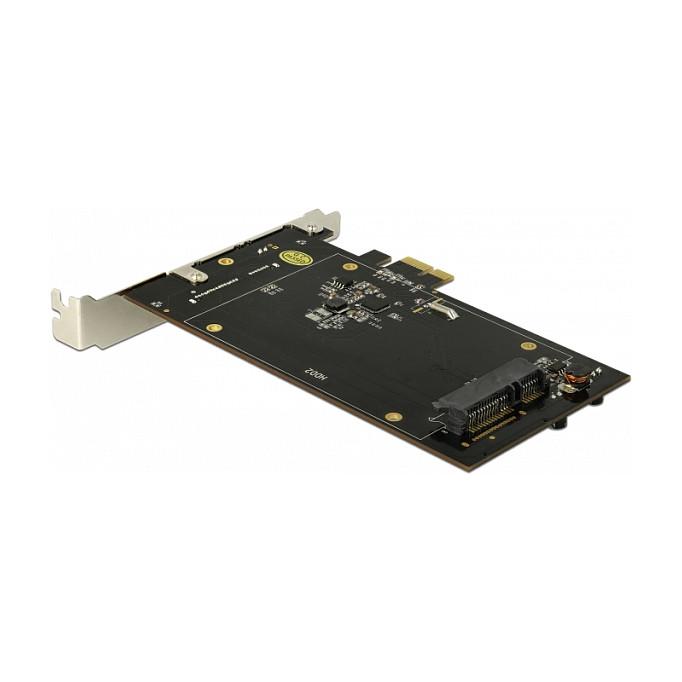 Kartë Zgjerimi Delock 90349, PCI Express 2.0 x1, 2x SATA 22-Pin, deri në 6Gbps, ASMedia ASM1061, për HDD/SSD 2.5" - 5