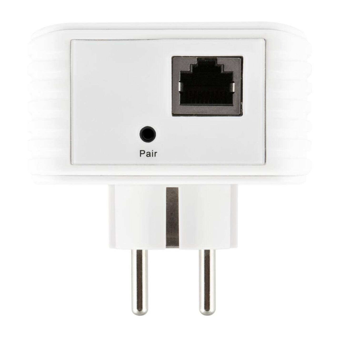 Power-LAN ALLNET ALL1681203-CH / HomePlug AV2 / 1200Mbps / 1x Gigabit LAN RJ45 / MIMO / SmartLink / PoE 802.3at 30W - Bardhë - 2