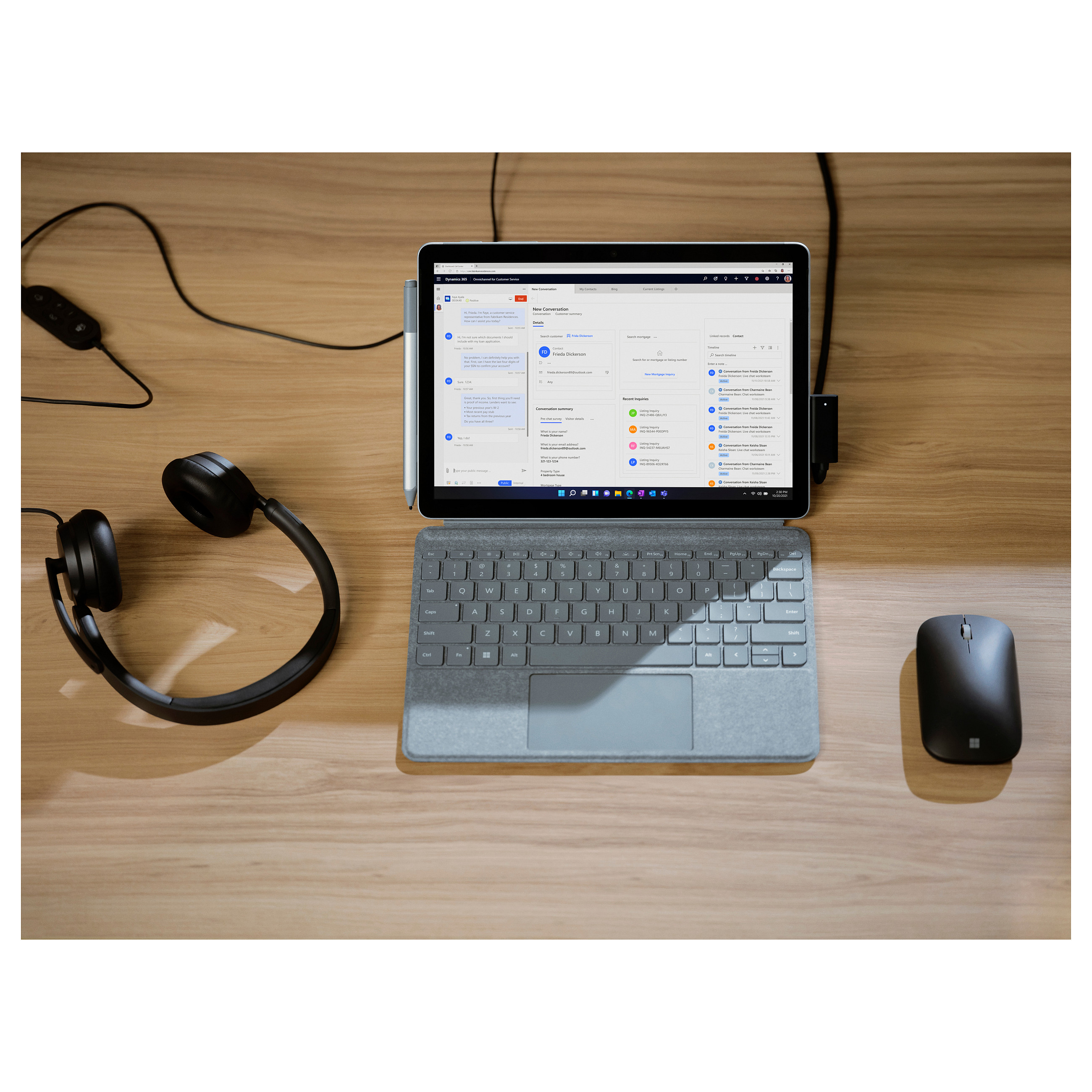 Kufje me kabllo Microsoft Modern USB-C Headset / On-Ear / USB-C / Mikrofon / 1.8 m – Zezë - 7