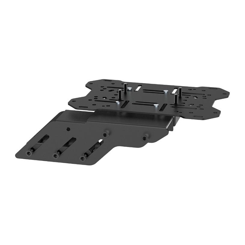 Mbështetje për Sim Racing & FlightSim OPLITE OP-GTR-FSH / Për GTR S3/S8 / Çelik / 214 × 400 × 95 mm – Zezë - 4