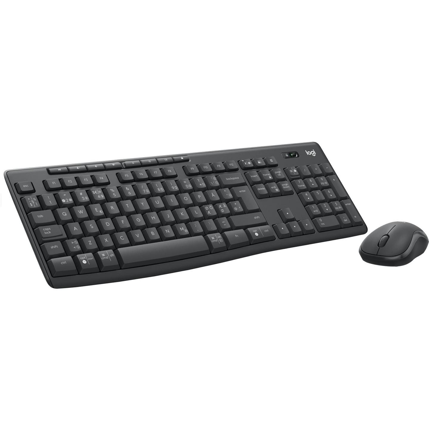 Combo Logitech MK370 Combo for Business / Logi Bolt + Bluetooth LE / Tastierë Full-Size / 112 Çelësa / Maus 1000 DPI / 2 Butona - Zezë - 3
