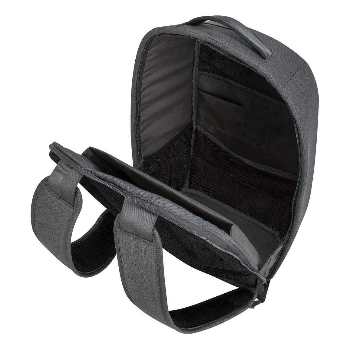 Çantë për laptop Targus Cypress TBB58802GL / Security Backpack / 15.6" / 21 L / EcoSmart / Padded Laptop Compartment / No External Pockets / Trolley Strap - Gri/Zezë - 2