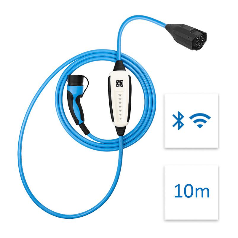 Njësi Karikimi Portative NRGkick 32A 10m Pure, 22kW, 32A, 3-Fazor, Type 2, Wi-Fi, Bluetooth - Bardhë - 2