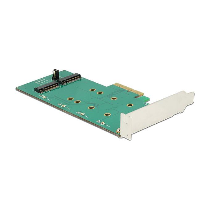 Kartë Zgjerimi PCI Express Delock 89536 / PCIe 2.0 x4 / 2x M.2 Key B SATA / RAID 0, 1, SPAN / Low Profile - 4