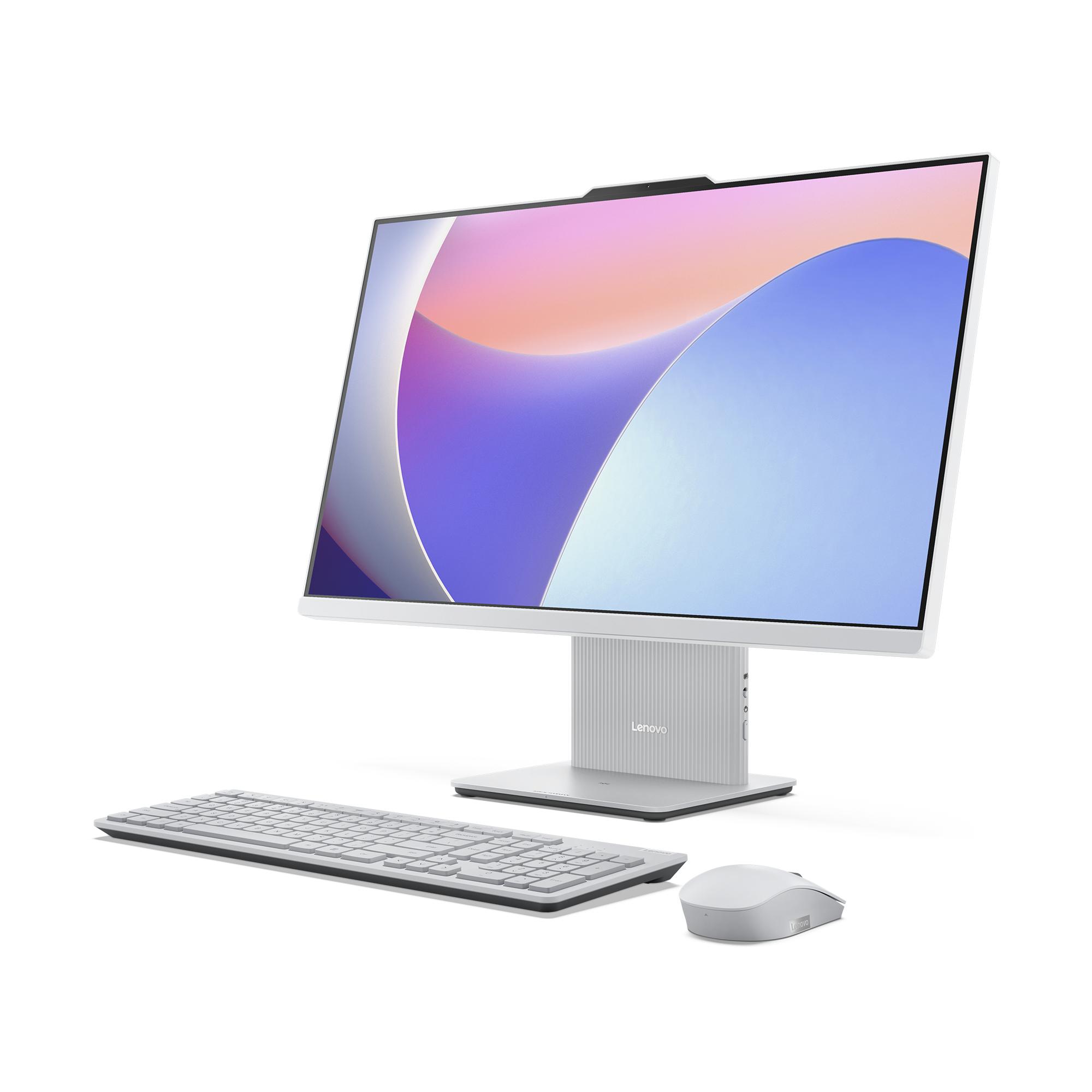 AIO Lenovo IdeaCentre 27IRH9 / Core 5 210H / 16GB DDR5 / 512GB / 27″ Full HD IPS / Intel Graphics / Wireless Keyboard + Mouse – Cloud Grey - 2
