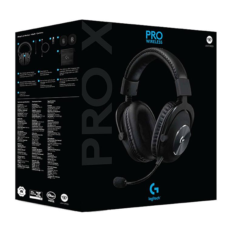 Kufje Gaming Logitech G Pro X / Wireless LIGHTSPEED / 50mm / DTS Headphone:X 2.0 / Blue VO!CE / Mikrofon i Heqshëm / 20 Orë - Zezë - 14