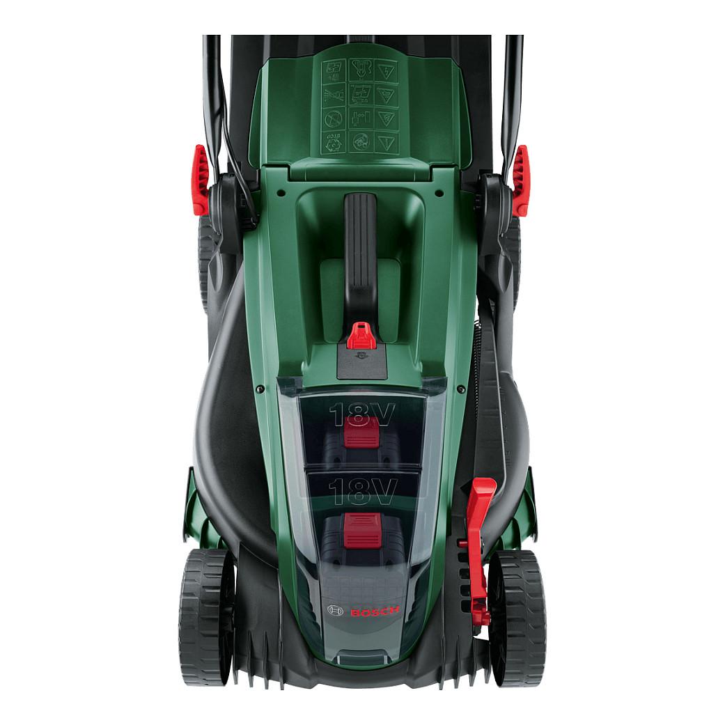 Kositëse Bari me Bateri Bosch UniversalRotak 2x18V-37-550, 2x18V, 37cm, 25–70mm, 40L, Solo - Gjelbër/Zezë - 2