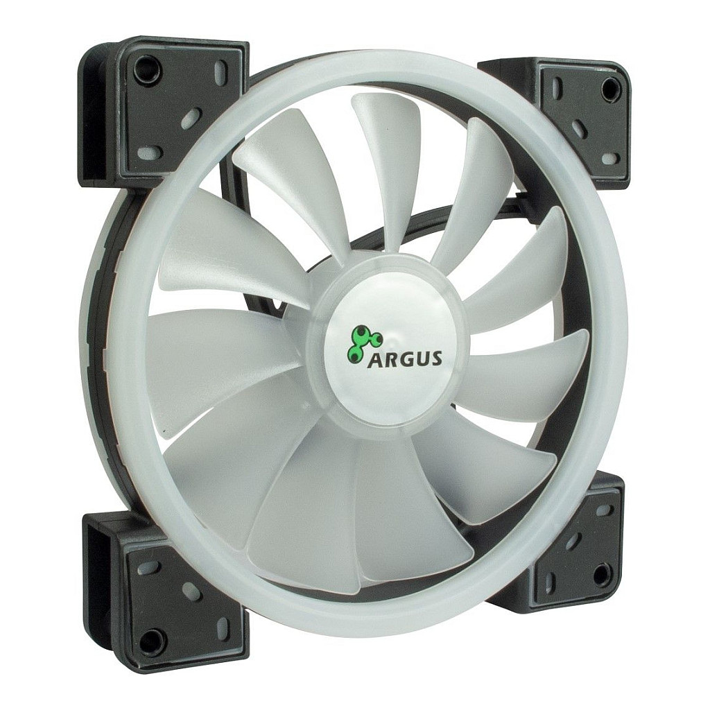 FtohĂ«s pĂ«r KasĂ« Inter-Tech Argus RS-141 RGB / 140mm / 25mm / 1200 RPM / PWM / 64.73 mÂł/h / 26 LED / RGB â ZezĂ«