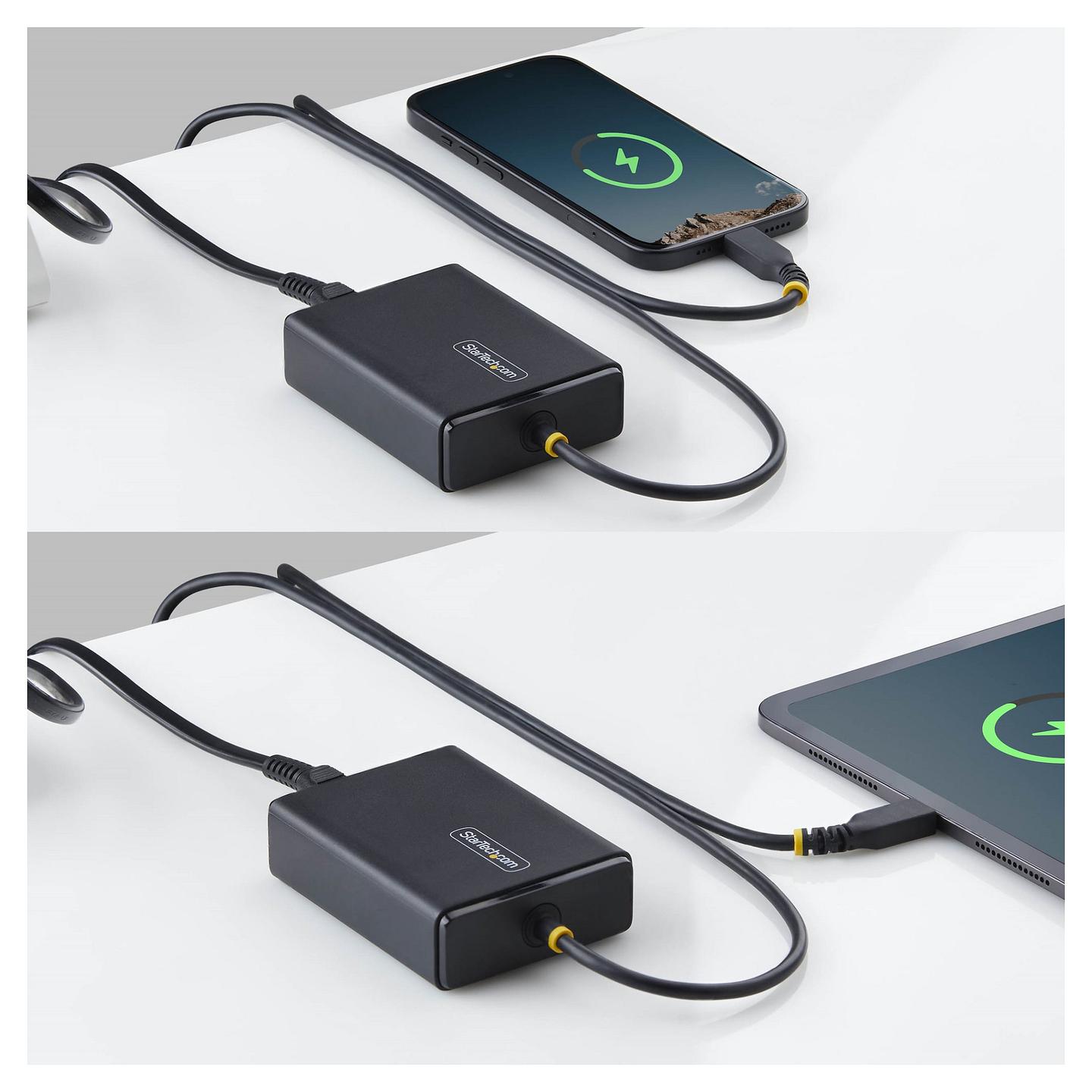 Adapter për Laptop StarTech.com 1100LE-USB-C-CHARGER, USB-C, 100W, Power Delivery 3.0, Kabllo 1.5m - Zezë - 4