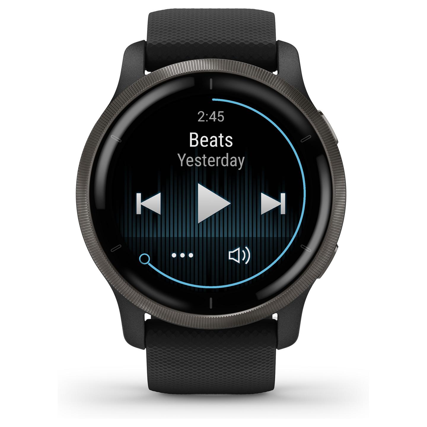 Orë e mençur Garmin Venu 2 / 45mm / AMOLED / GPS / Bluetooth / Wi-Fi - Zezë/Slate - 31