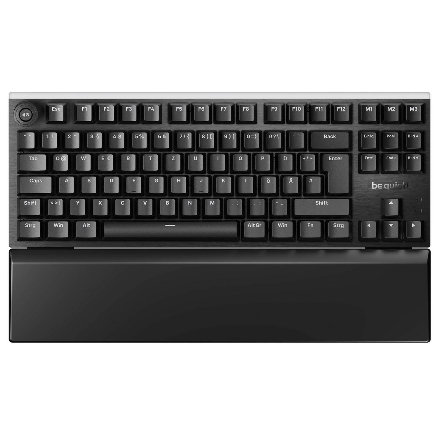 Tastierë Gaming be quiet! Light Mount TKL Silent Tactile / Mekanike / Silent V2 Tactile / TKL / RGB / 1000 Hz / DE Layout – Zezë - 4