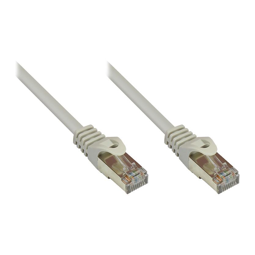 Kabllo për Rrjet Alcasa 8550-100 / RJ45 - RJ45 / Cat.5e / SF/UTP / 26 AWG / 10 m - Gri