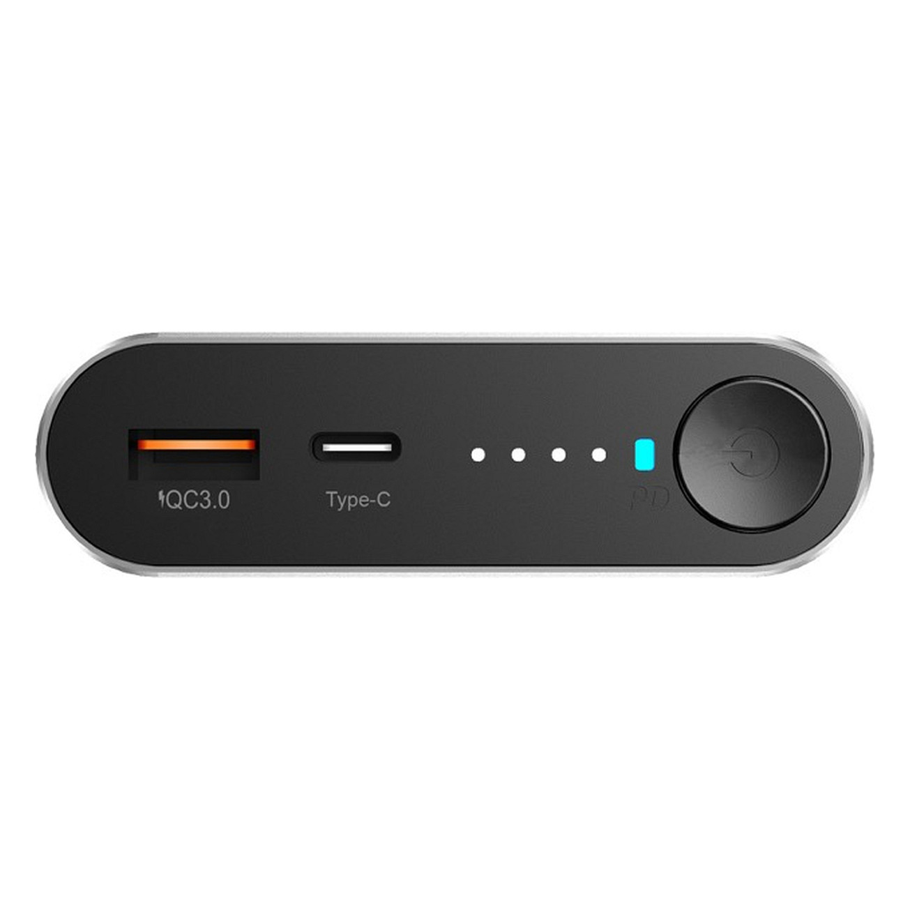 Powerbank RealPower PB-20000PD Pro / 20000mAh / 100W / USB-C / Quick Charge 3.0 – Argjendtë - 3