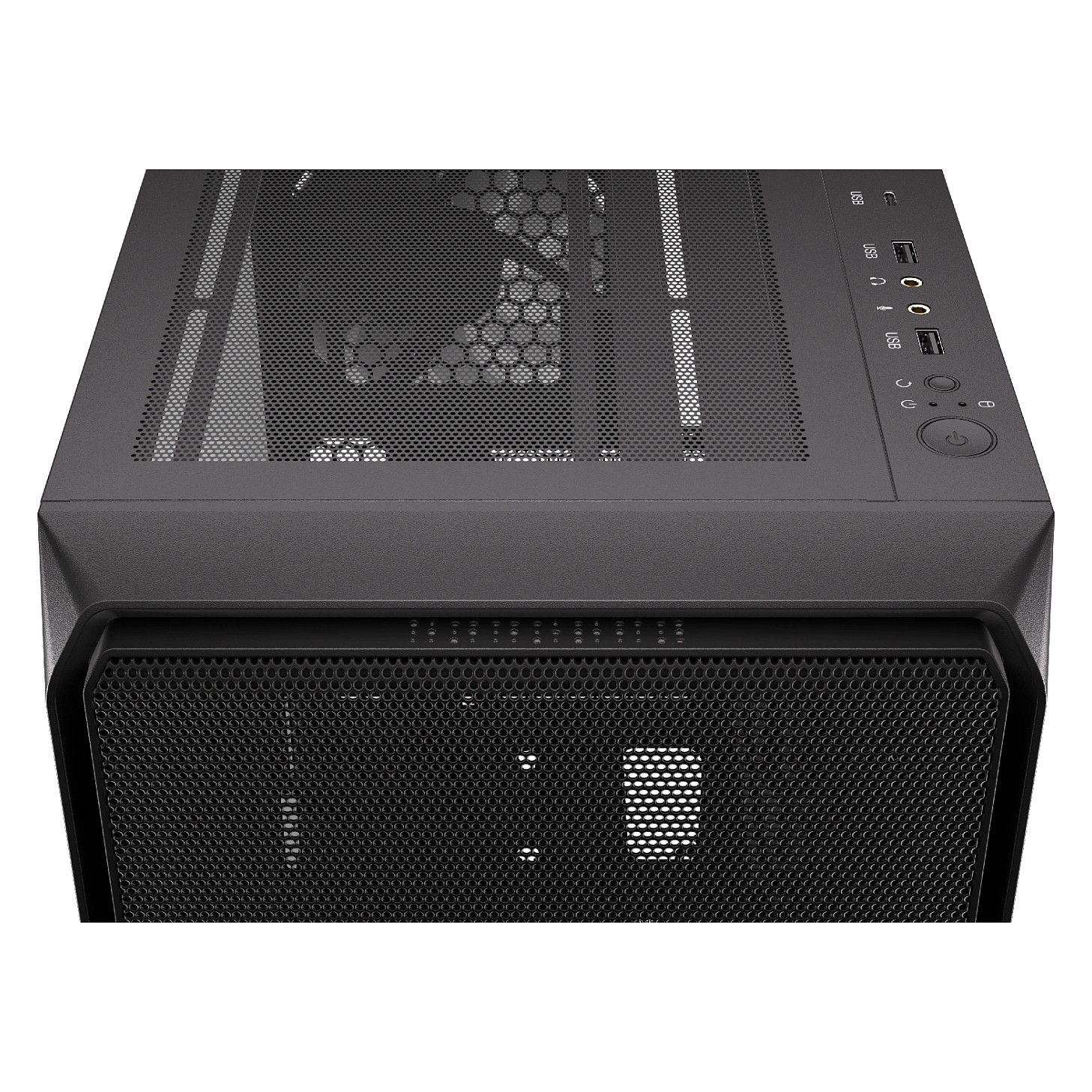 Kasë PC ENDORFY Arx 500 Core / Mid Tower / ATX / 1x 140mm Front + 1x 140mm Rear Fan / Mesh / 360mm Radiator - Zezë - 21