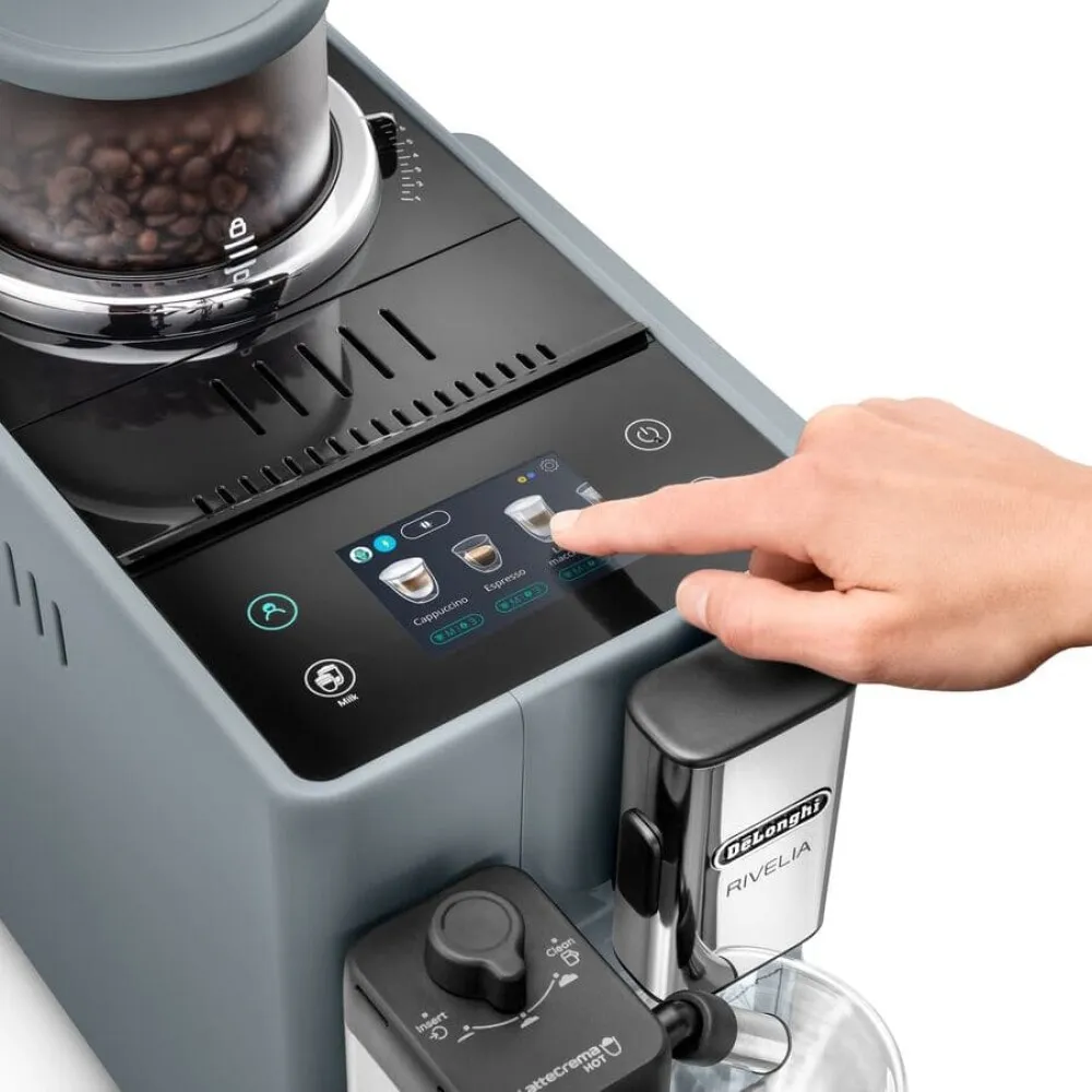 Aparat për kafe De'Longhi Rivelia / Auto / 19 Bar / 1.4L – Hiri - 2
